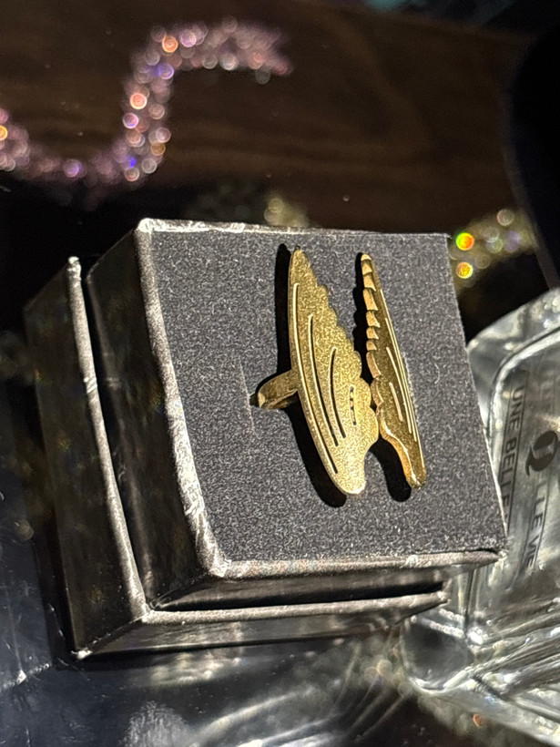 انگشتر بال فرشته طلایی | 🪽✨ Angel Wing Gold Ring