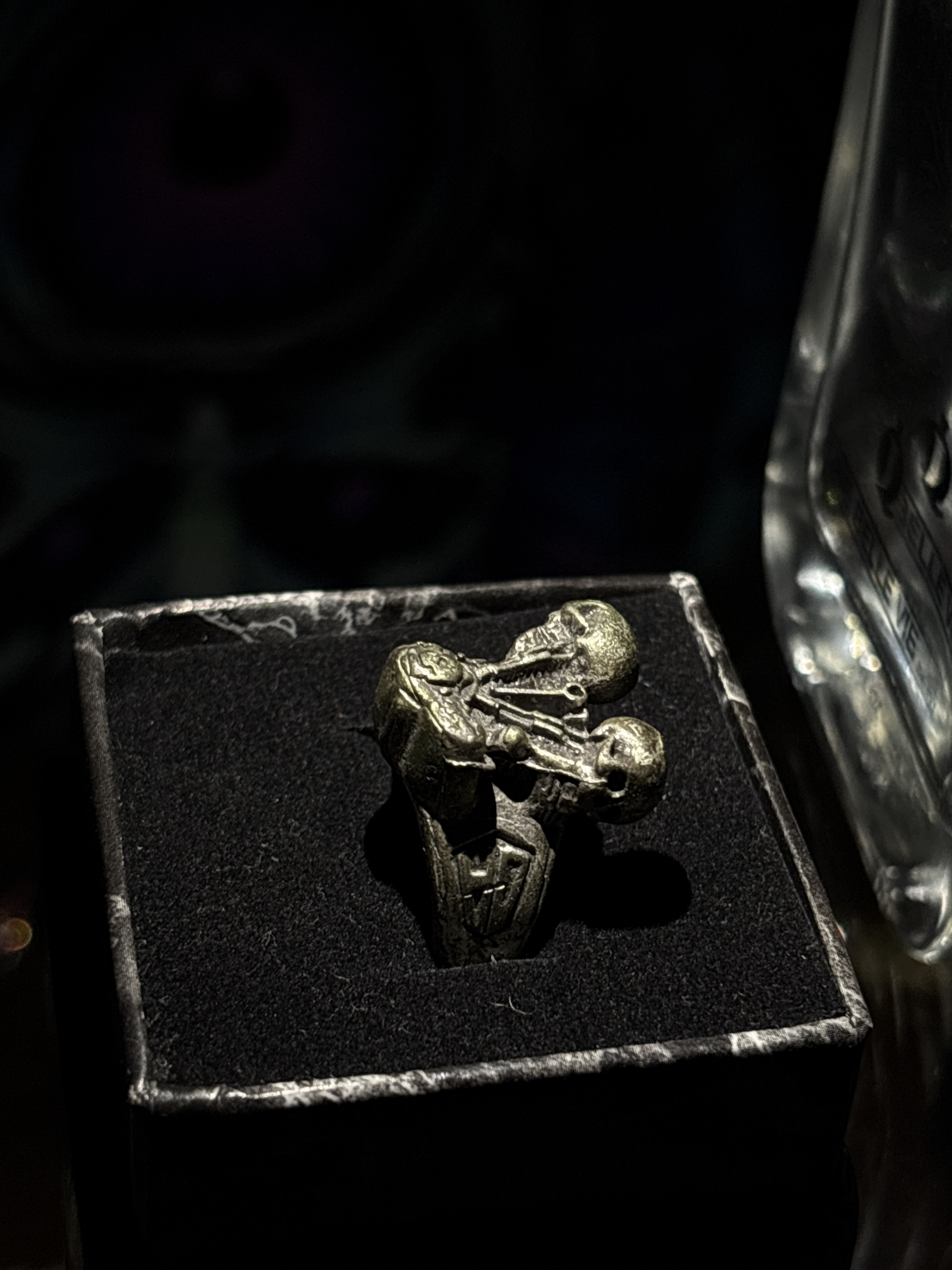 انگشتر کله دو اسکلت | Double Skull Ring 💀