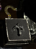 انگشتر صلیب کروم هارتز مشکی | Chrome Hearts Cross Ring 🖤