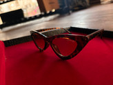 عینک گربهای طرح پلنگی | Leopard Cat Eye Glasses 🕶️✨