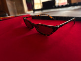 عینک گربهای باریک طرح پلنگی | Slim Leopard Cat Eye Glasses 🕶️✨