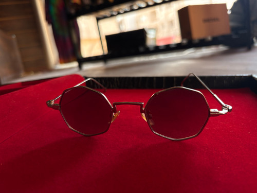 عینک ۸ ضلعی شیشه آینهای | Octagon Mirror Lens Glasses ✨