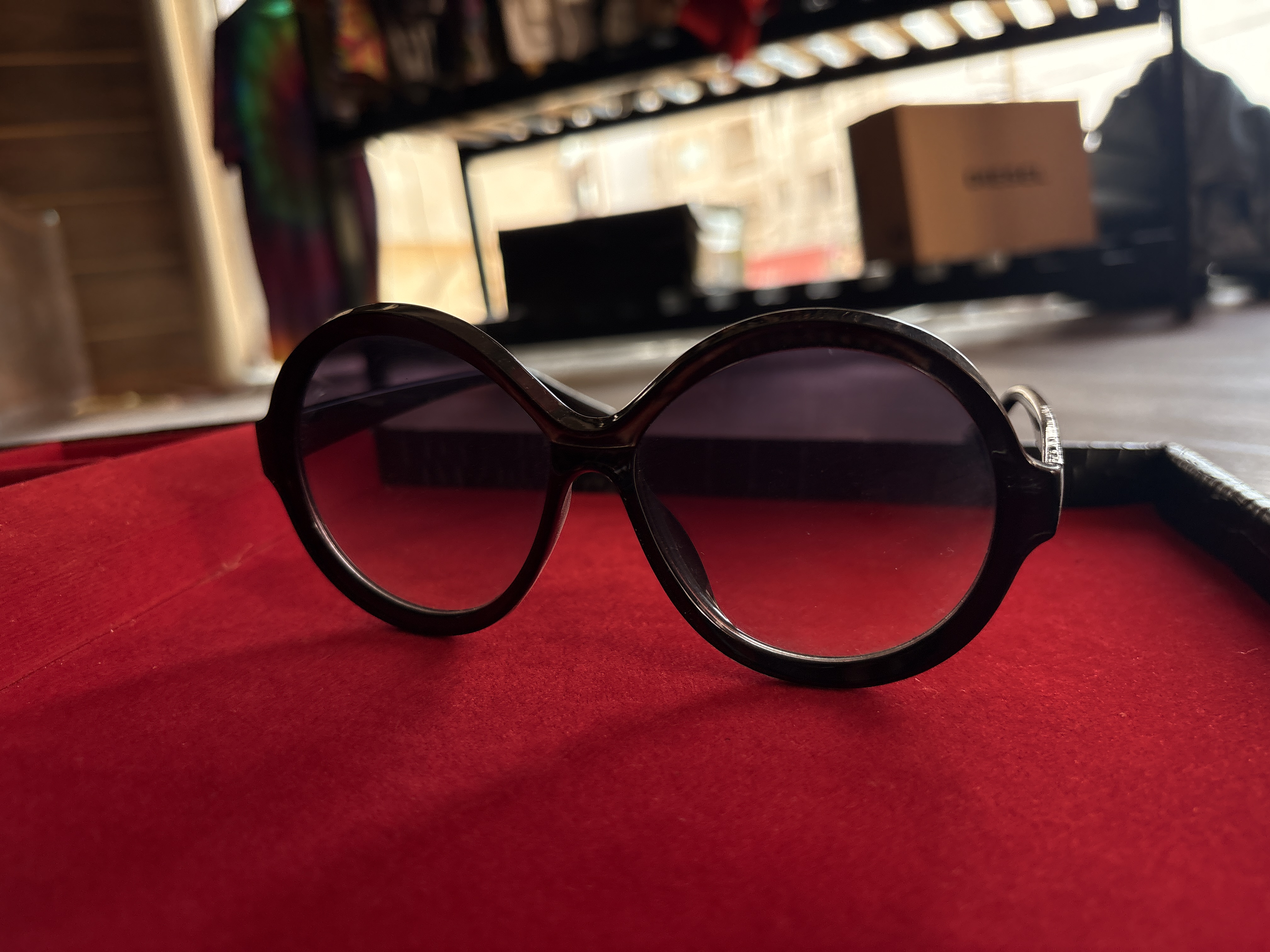 عینک ریبن شیشه گرد زنانه | Women’s Round Ray-Ban Style Glasses ✨