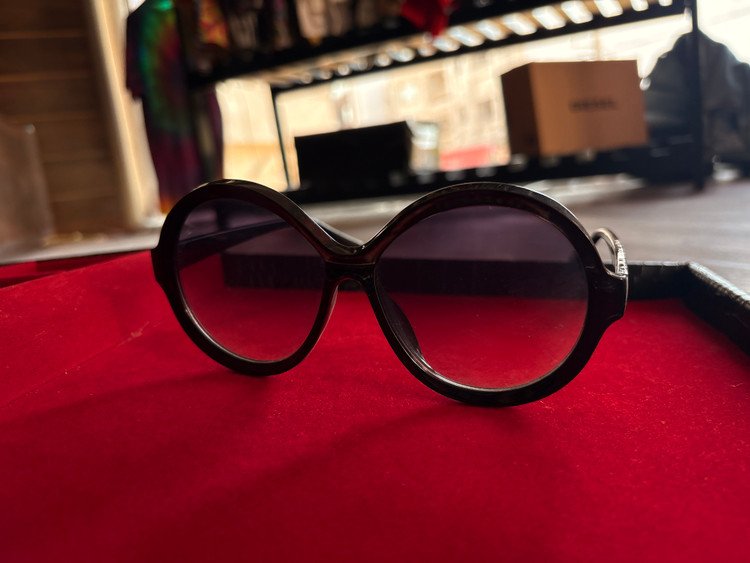 عینک ریبن شیشه گرد زنانه | Women’s Round Ray-Ban Style Glasses ✨