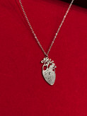 گردنبند پلاک استیل قلب | Stainless Steel Heart Necklace ✨