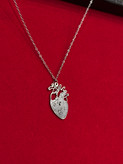گردنبند پلاک استیل قلب | Stainless Steel Heart Necklace ✨