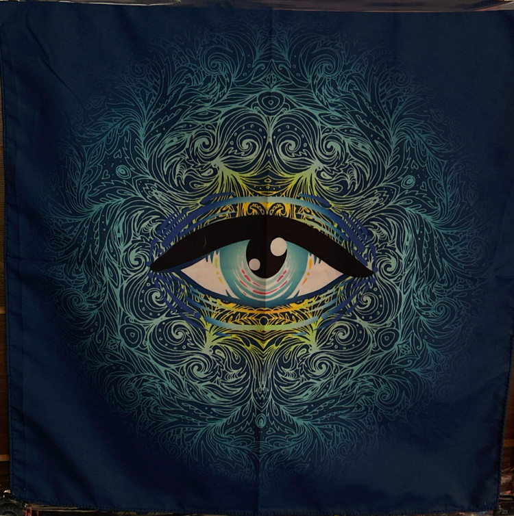 دستمال سر بلک لایت تکچشم | Single Eye Blacklight Bandana