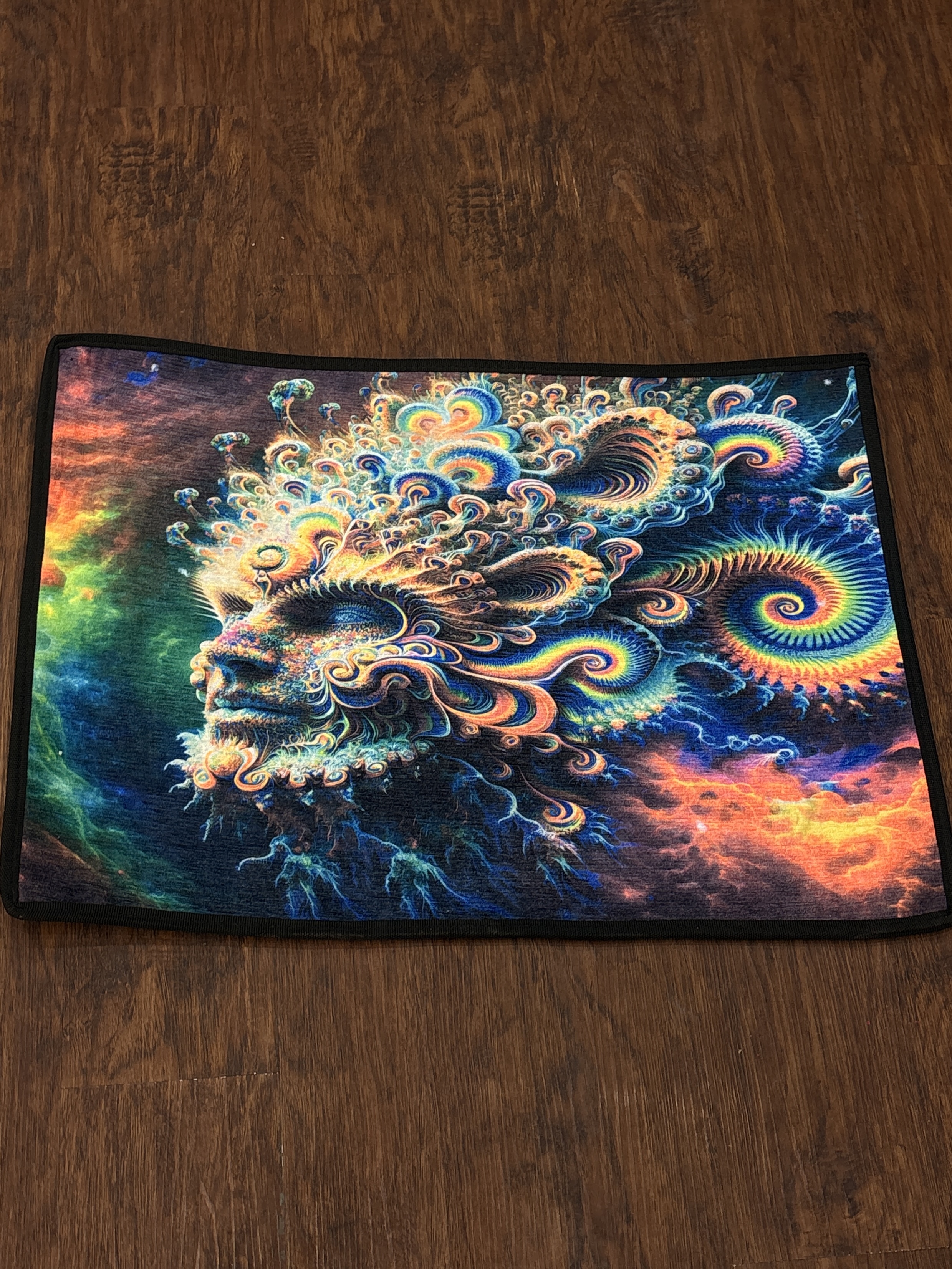 پادری سه‌بعدی بلک لایت اسیدی | Acid 3D Blacklight Door Mat
