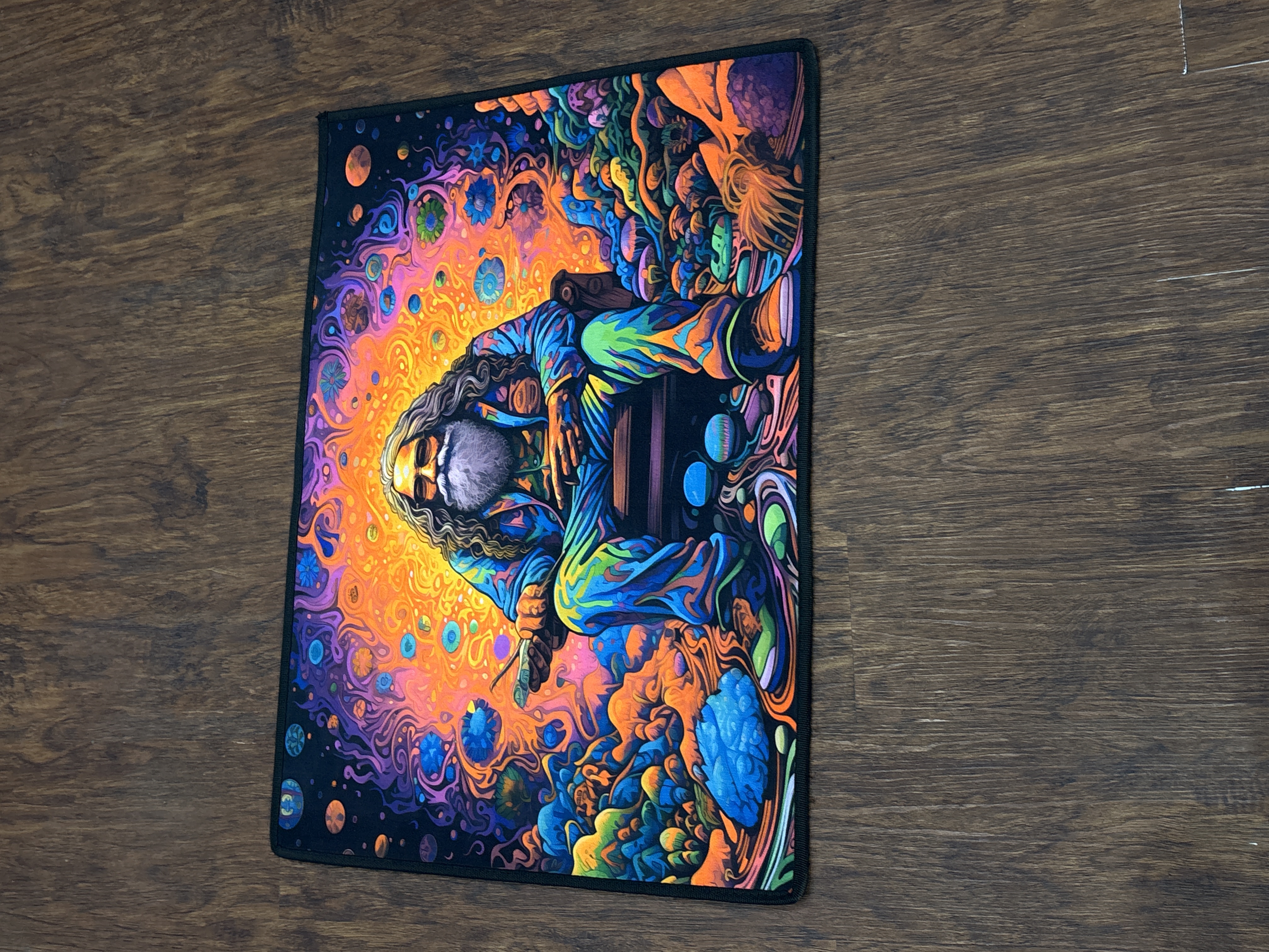 پادری سه‌بعدی بلک لایت پیرمرد اسیدی | Acid Old Man 3D Blacklight Door Mat